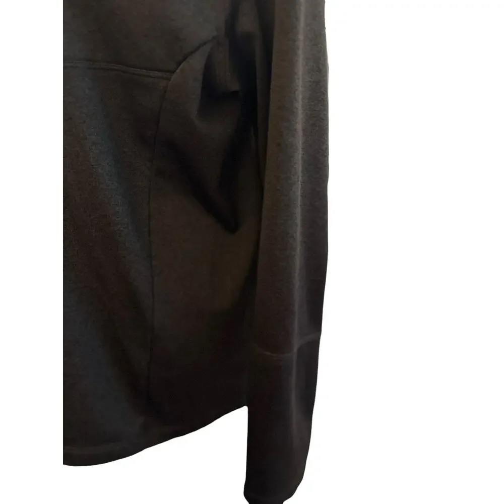 The North Face 1/2 zip jacket . black size large .,